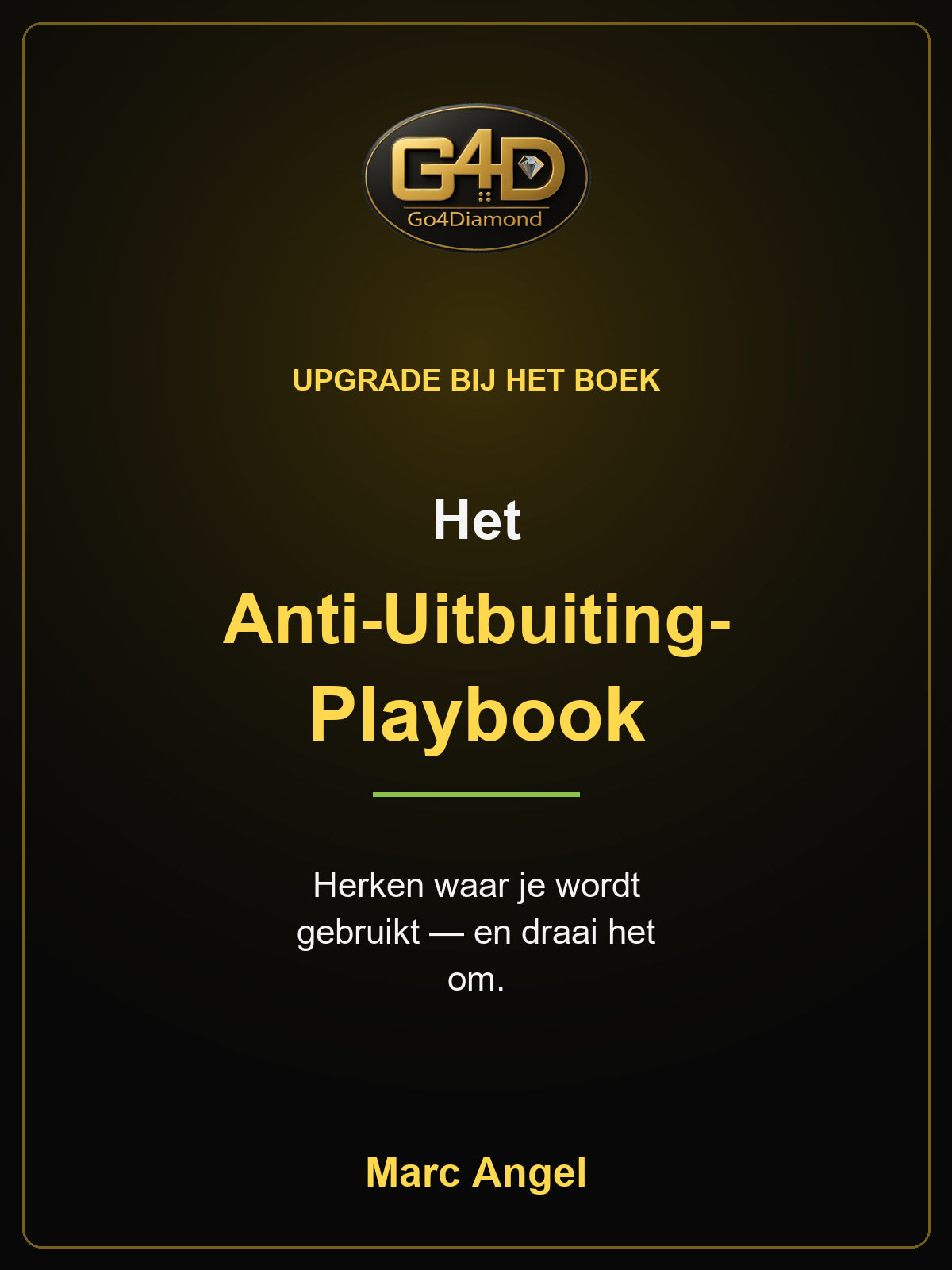 Het Anti-Uitbuitings-Playbook — upgrade bij het boek